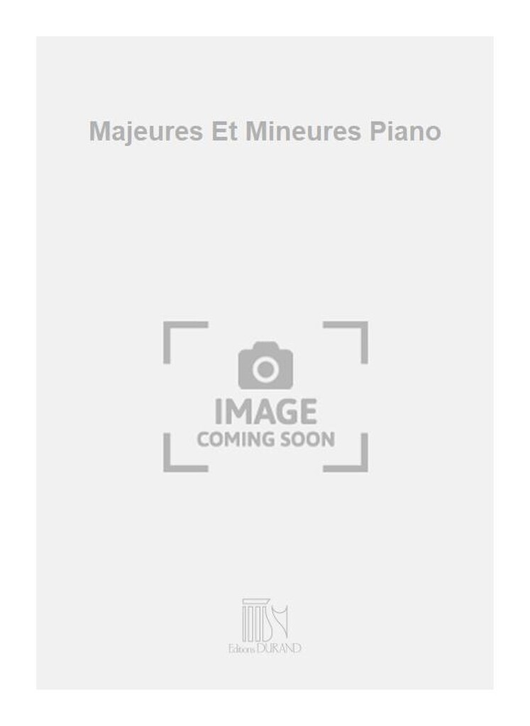 Majeures Et Mineures Piano
